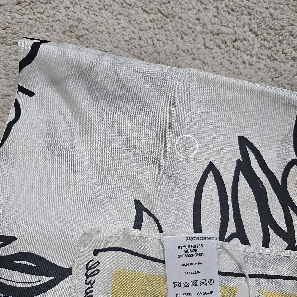 Madewell Medium Silk Bandana - Picture 7 of 7